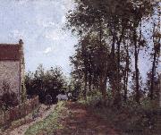 Camille Pissarro The Road near the farm La route pres de la ferme oil painting artist